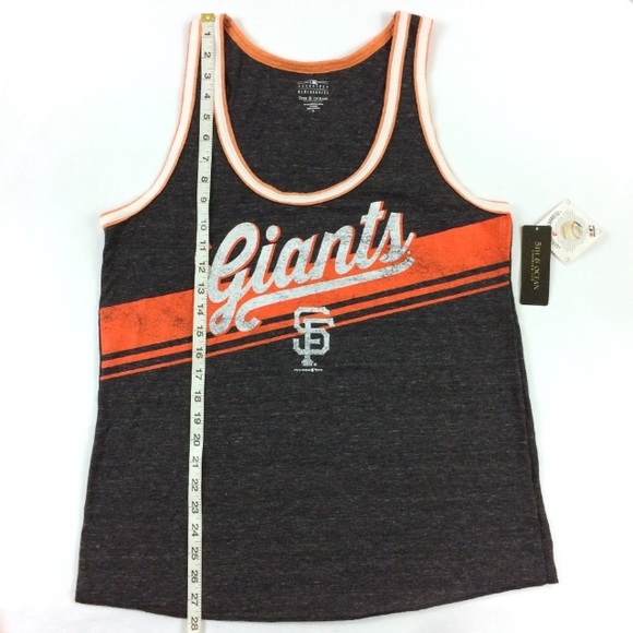 San Francisco Giants Retro Baseball Ringer Tank - Picture 3 of 5